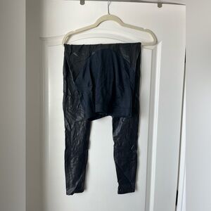 Spanx Maternity Leather Leggings